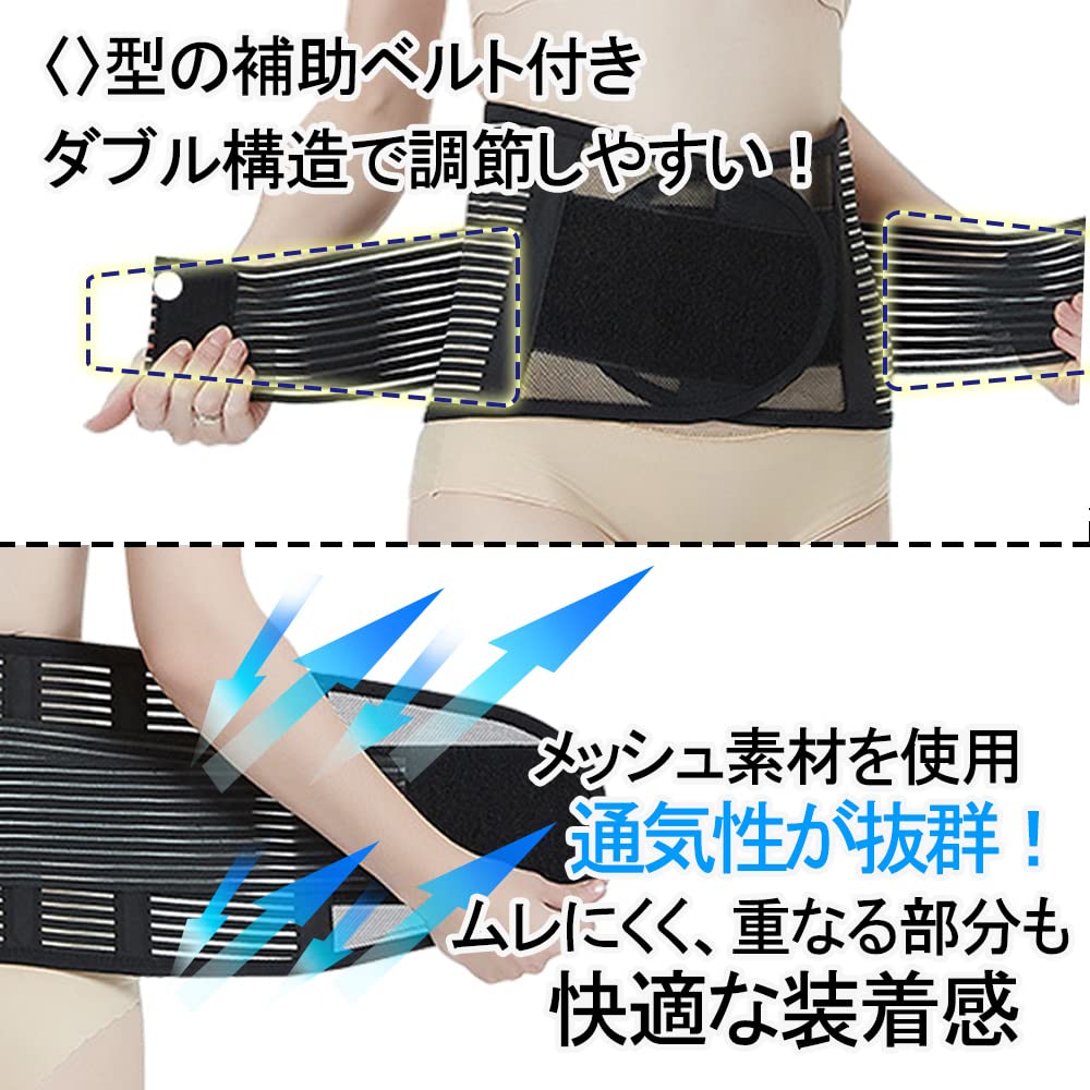 おもち様　pmk サポーター　コルセット OneHealth 腰椎コルセット 腰痛ベルト コルセット 腰痛 椎間板